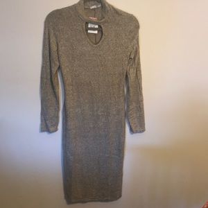 Tan Sweater Dress